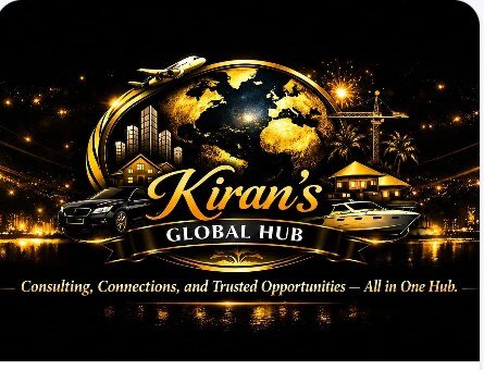 Kiran's Global Hub website by Flinova